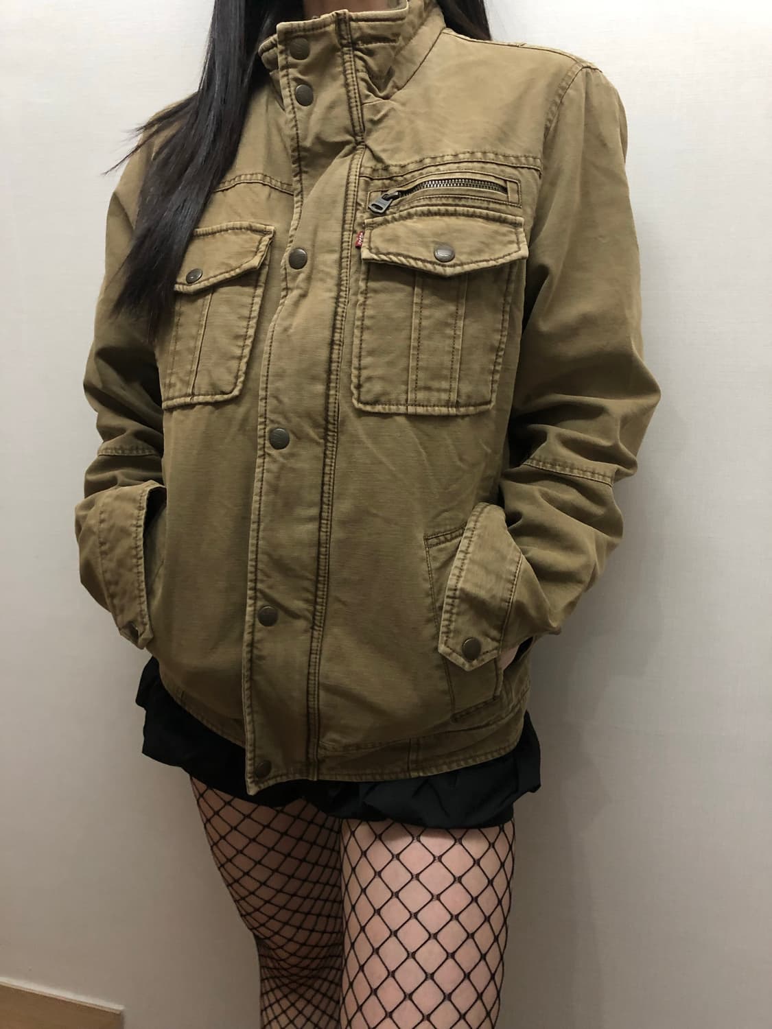 빈티지 리바이스 카키 펑크 자켓 상품이미지8