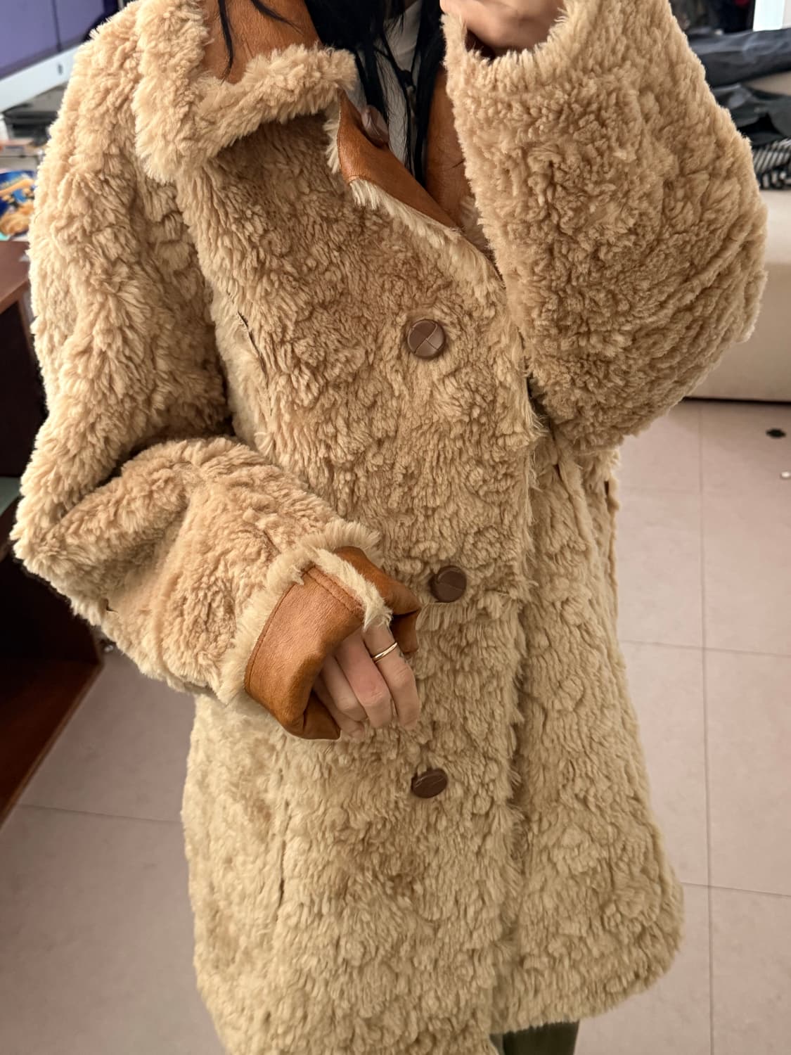 PERVERZE 퍼버즈 리버서블 무스탕  상품이미지4