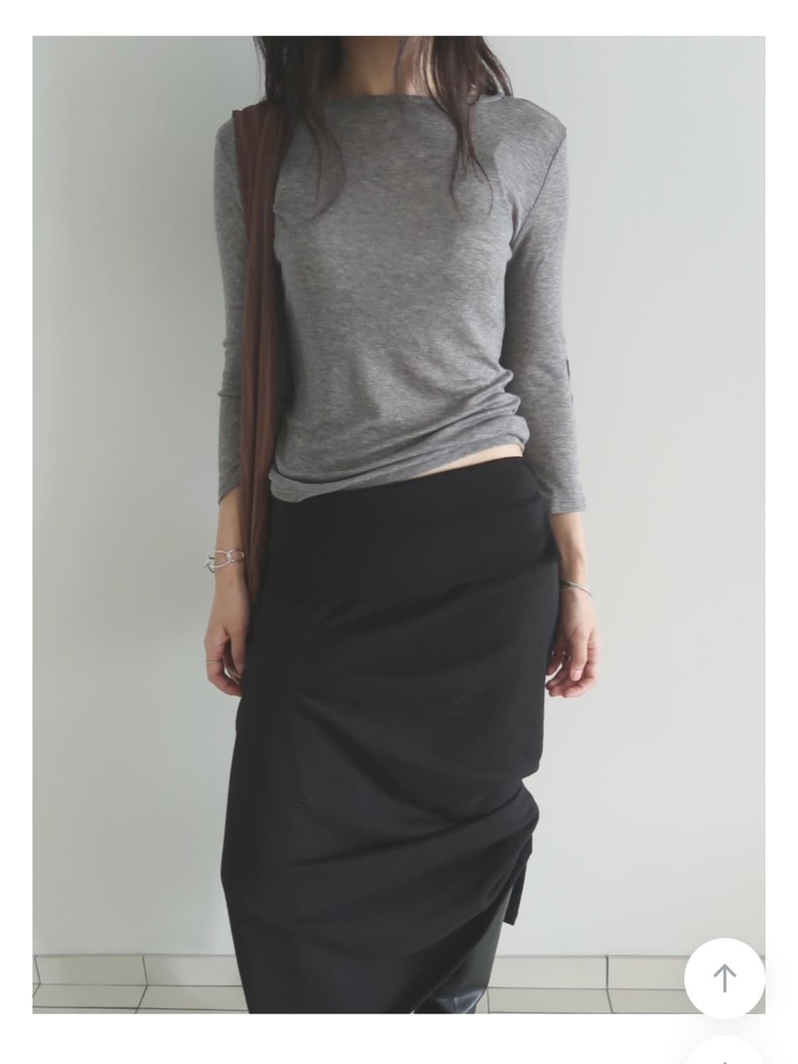 (murow) FAYE 8/10 SLEEVE TEE 상품이미지2