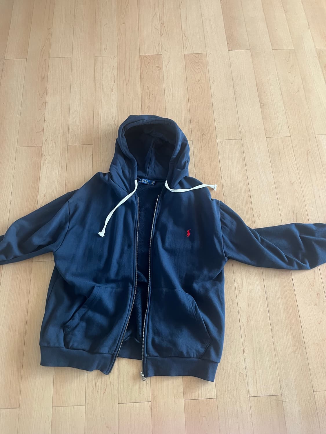 폴로 네이비 후드집업 상품이미지1