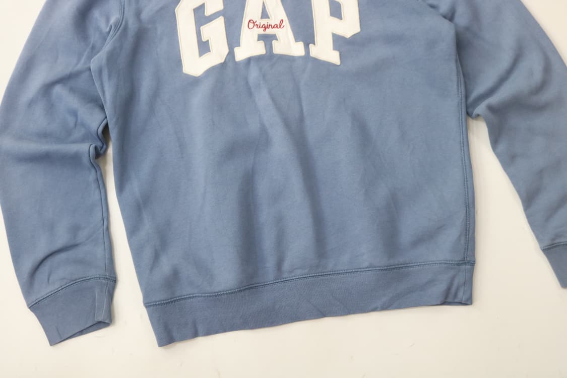 GAP 갭 빈티지 빅로고 아플리케 스카이블루 맨투맨 (M) 상품이미지3