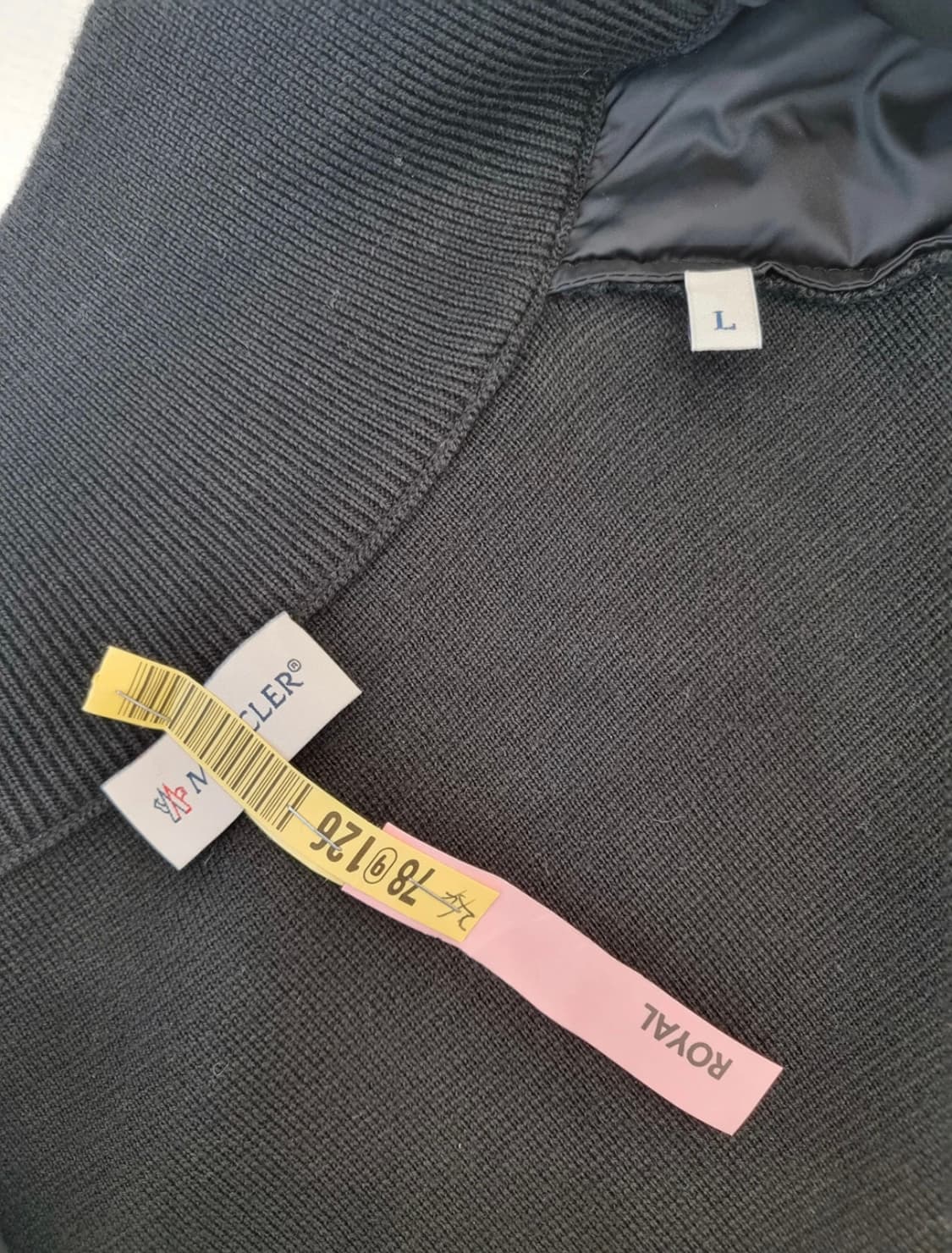 [L] 20FW 몽클레어 니트패딩 블랙 상품이미지2