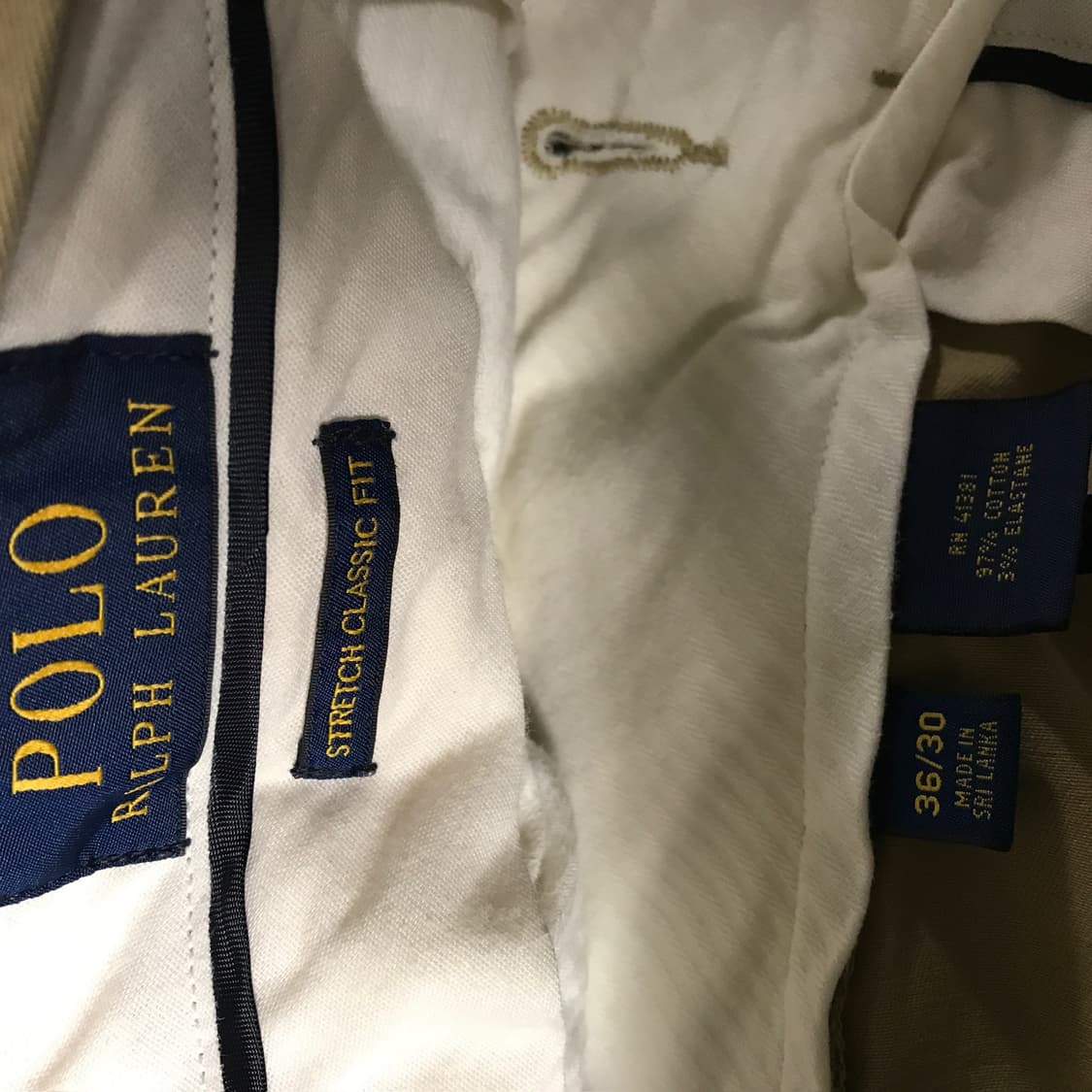 폴로 랄프로렌 베이지 치노 팬츠 36/30 상품이미지6
