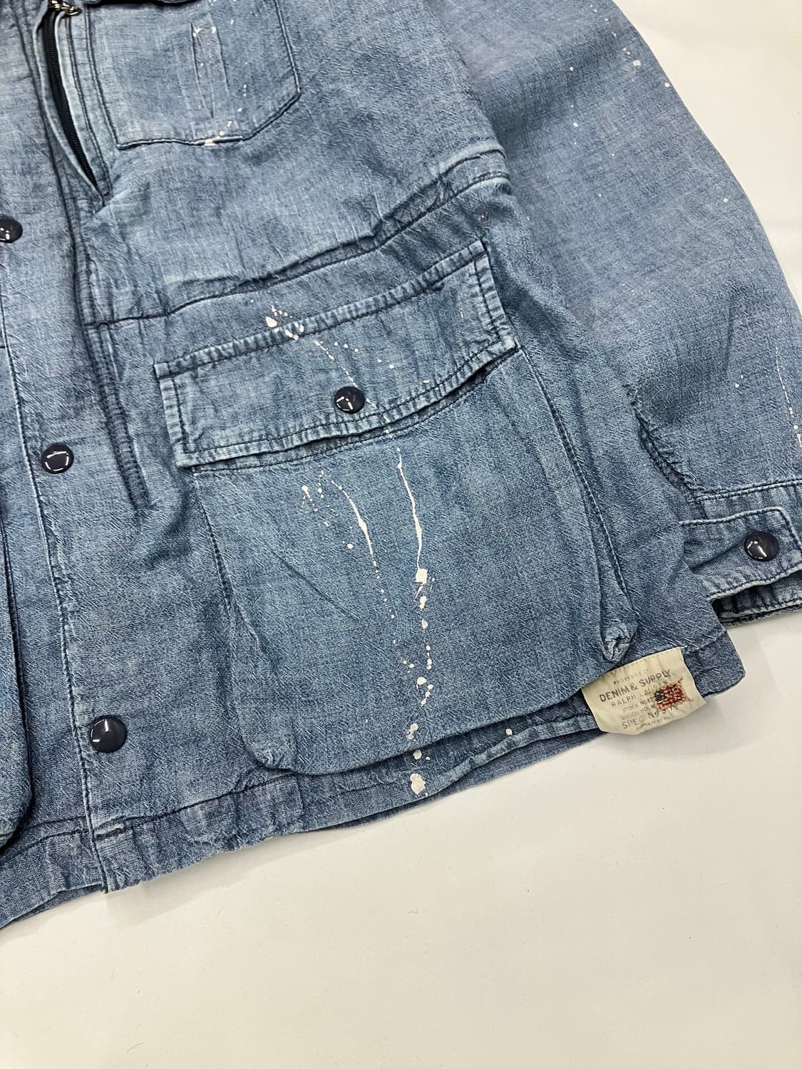 폴로 랄프롤렌 데님 서플라이 페인팅 데님 자켓 상품이미지5