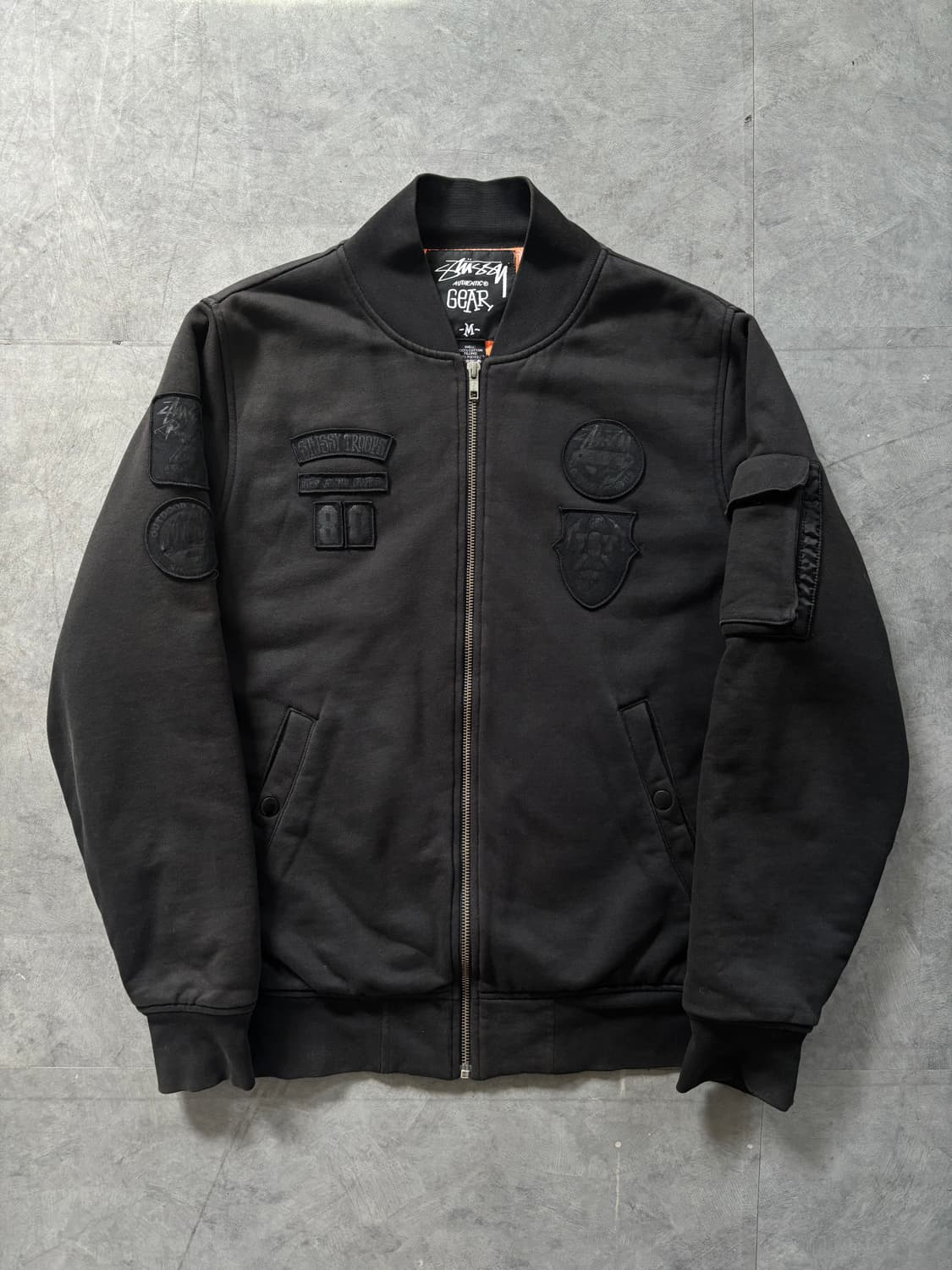 Stussy 스투시 어센틱 기어 MA-1 봄버 자켓 상품이미지3