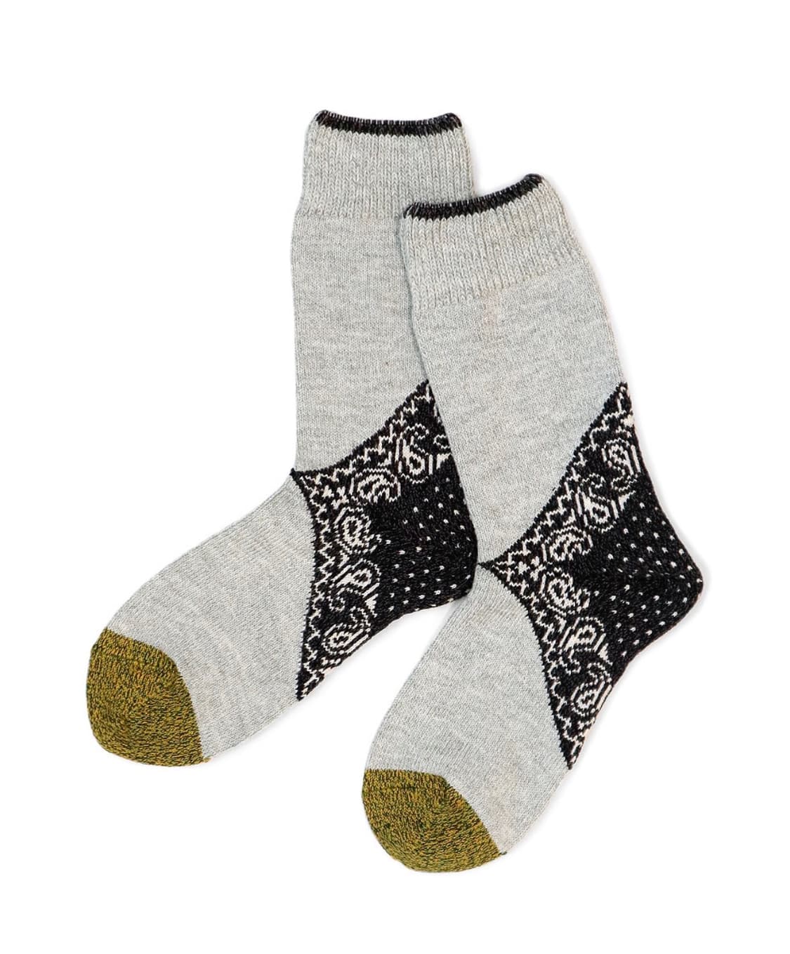 캐피탈 KAPITAL 96수 힐 페이즐리 네이비 반다나 양말(새상품) 상품이미지1