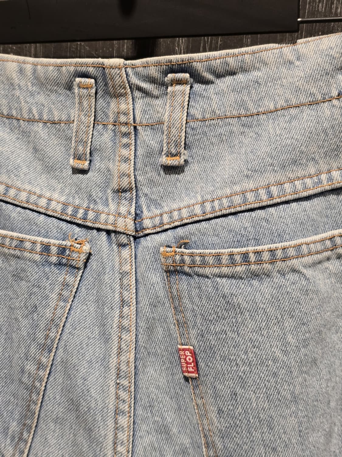 90s SUPER FLOP Light Wash/ made in Italy 상품이미지5