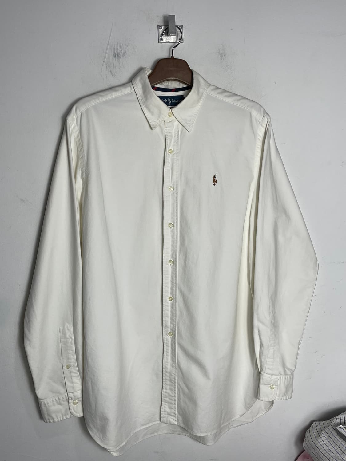 랄프로렌 옥스포드 화이트 셔츠 상품이미지1