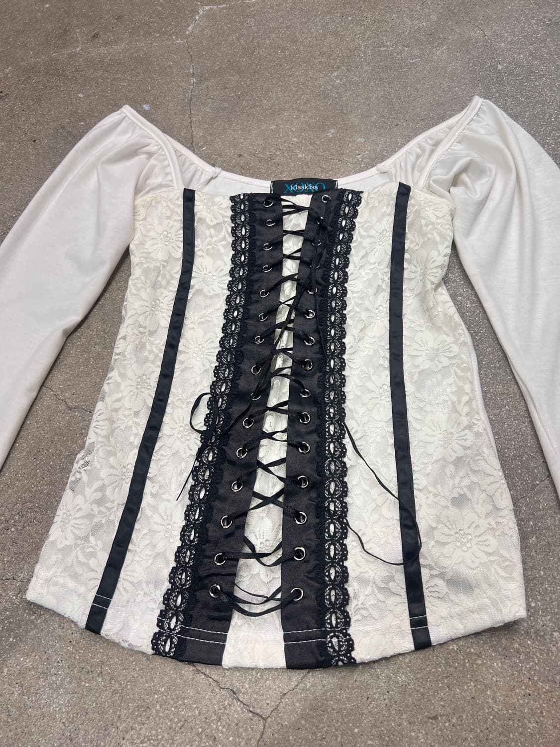 XOXO 코르셋 티셔츠 상품이미지2