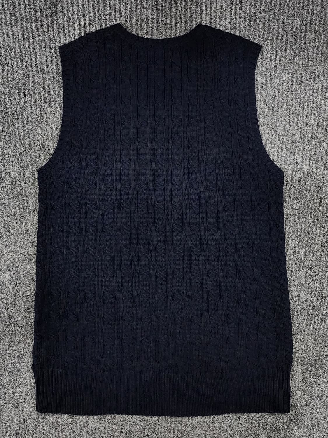 폴로 랄프로렌 케이블 니트 코튼 스웨터 베스트 조끼 XL 상품이미지2