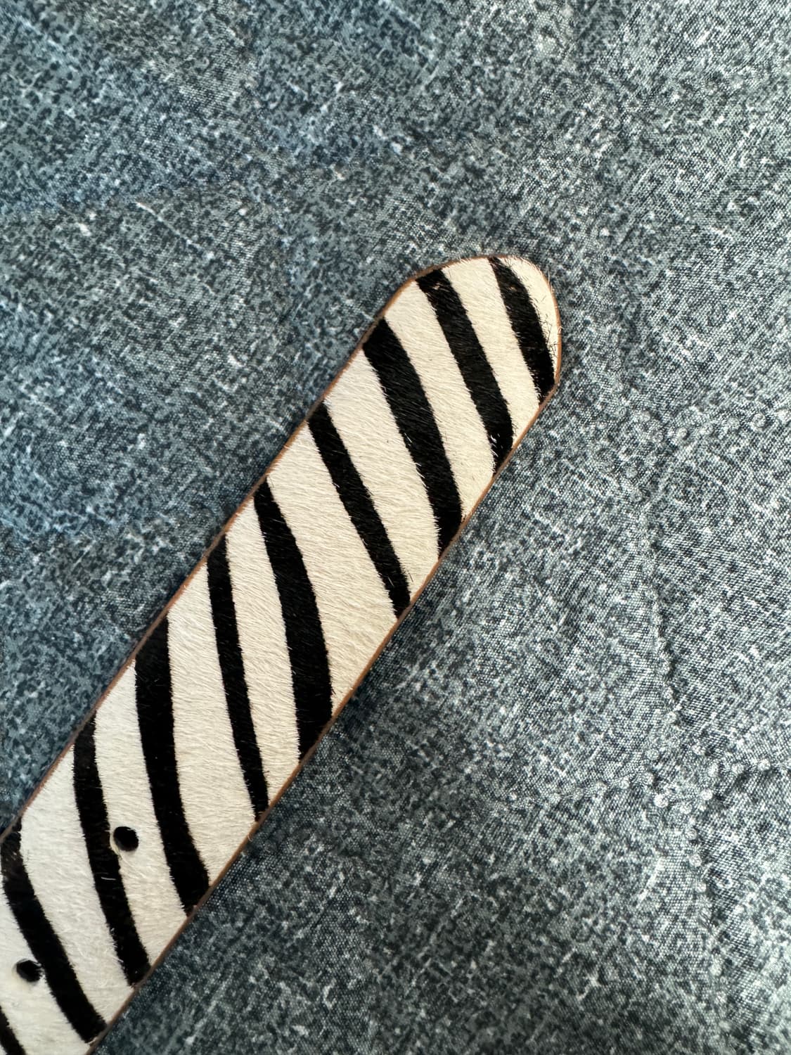 (S/M)스투시 밤부 버클 지브라 벨트 상품이미지4