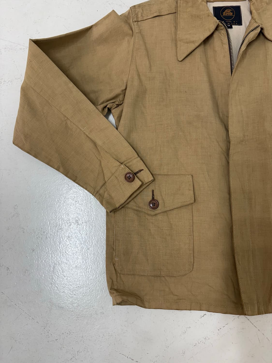 90‘s vtg Lost worlds Flight Jacket.  상품이미지2