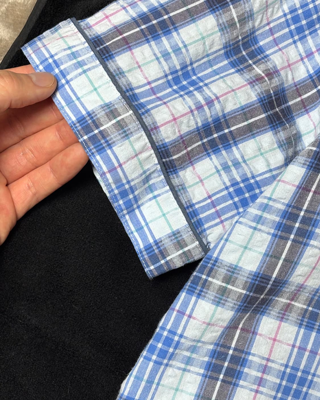 일본빈티지 EDWIN 체크셔츠 상품이미지4