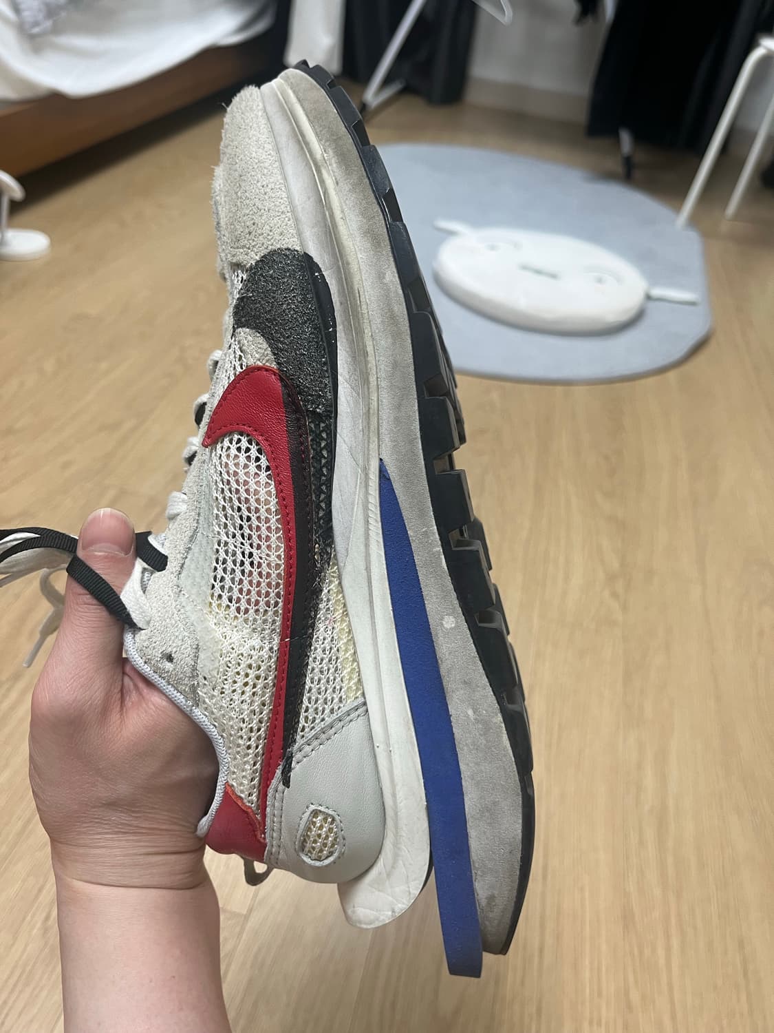 나이키 사카이 베이퍼와플 로얄 푸시아 285 상품이미지7