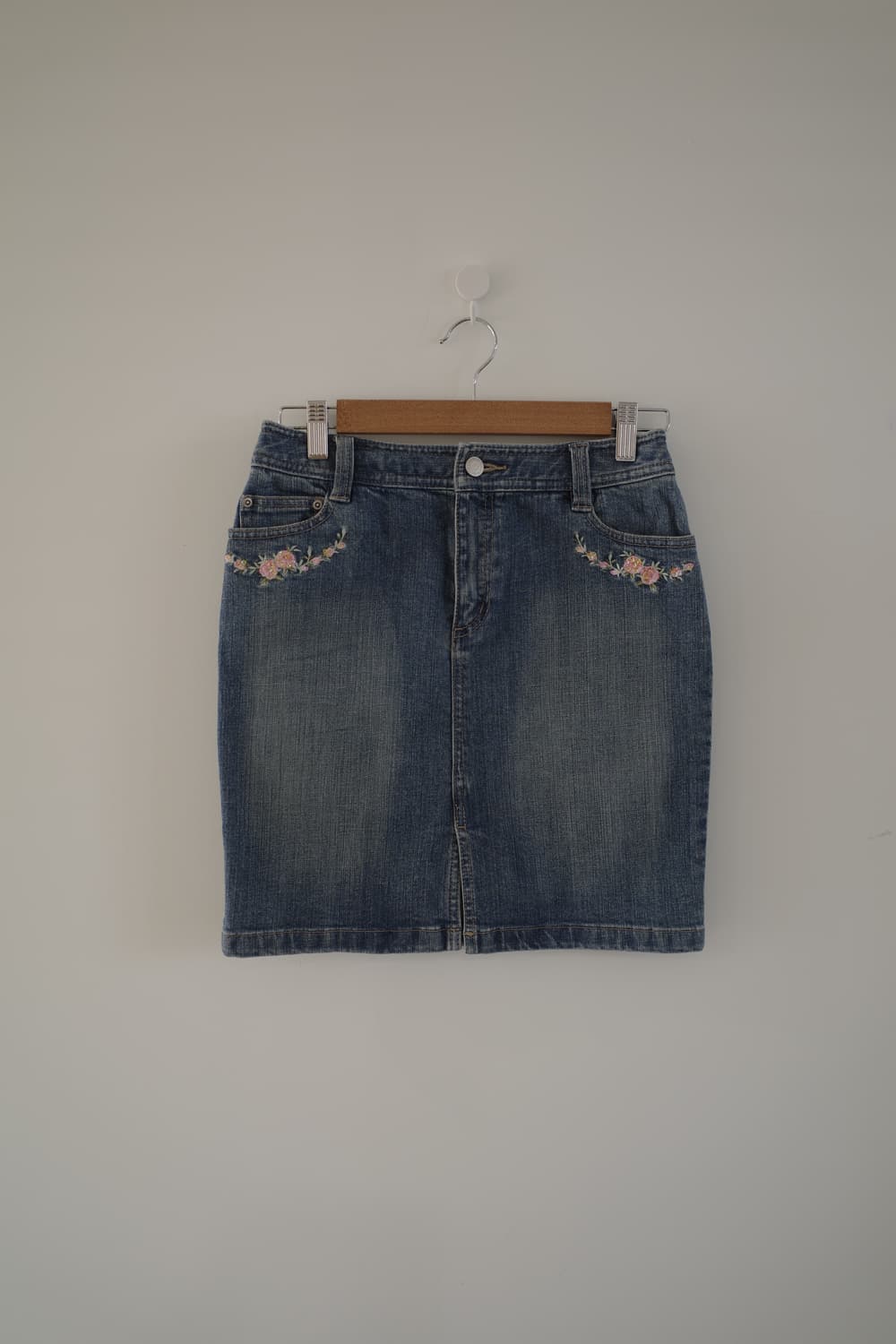 flower denim skirt 상품이미지5