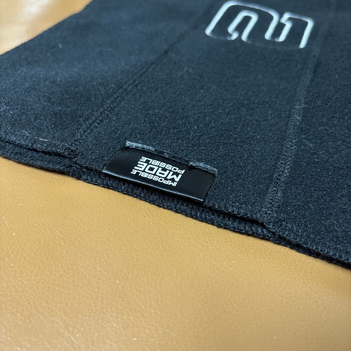 슈프림 머플러 목도리 로고 블랙 상품이미지5