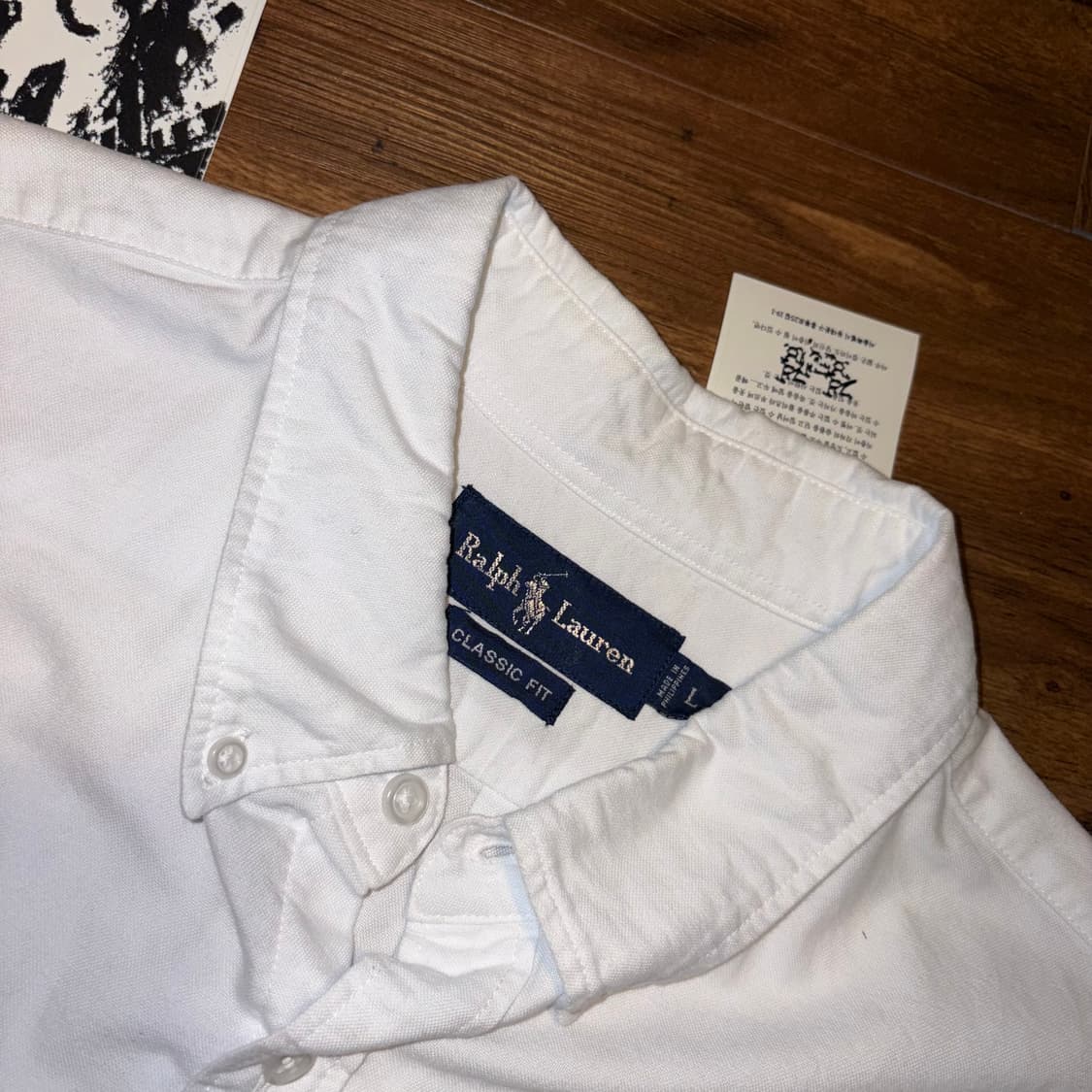 Polo ralph lauren classic white shirt 상품이미지4