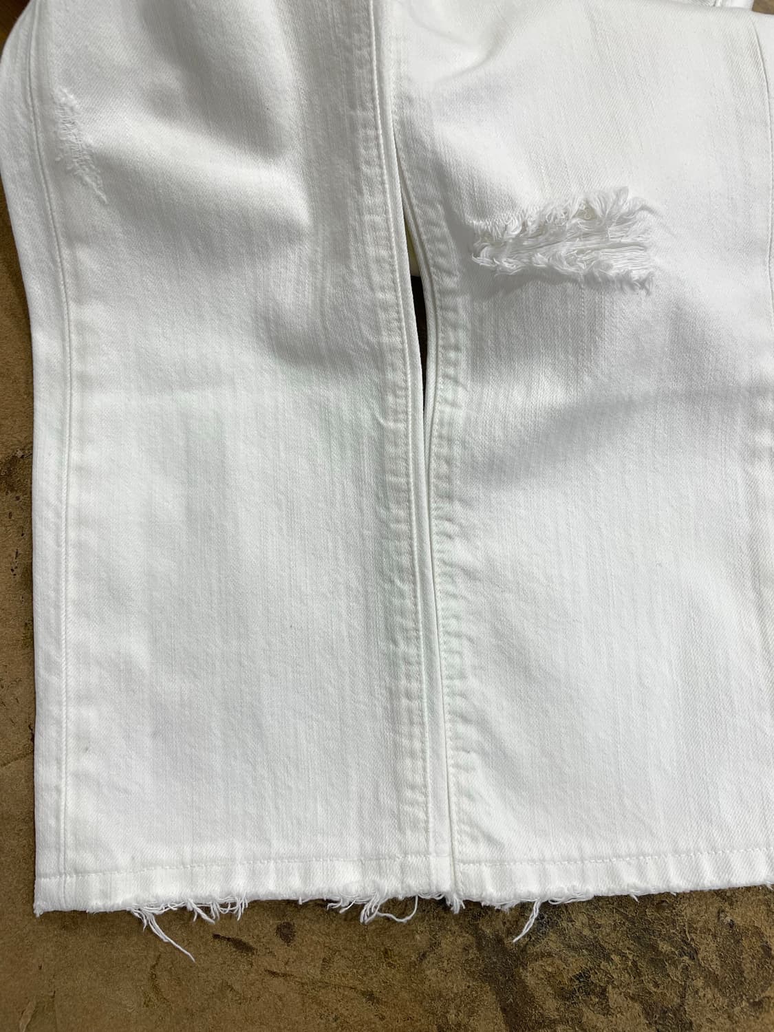 폴로랄프로렌(DS)/화이트 데미지 데님팬츠(31“) 상품이미지4