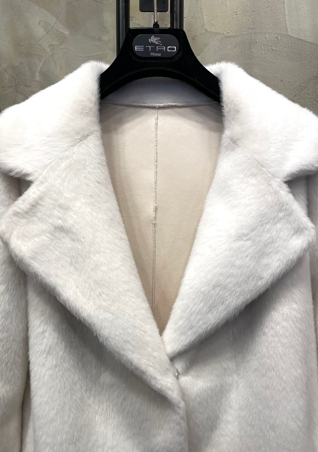 100% 알파카 롱코트 55~66 상품이미지6