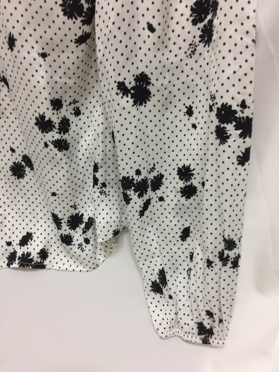 꽃 도트 블라우스 상품이미지8