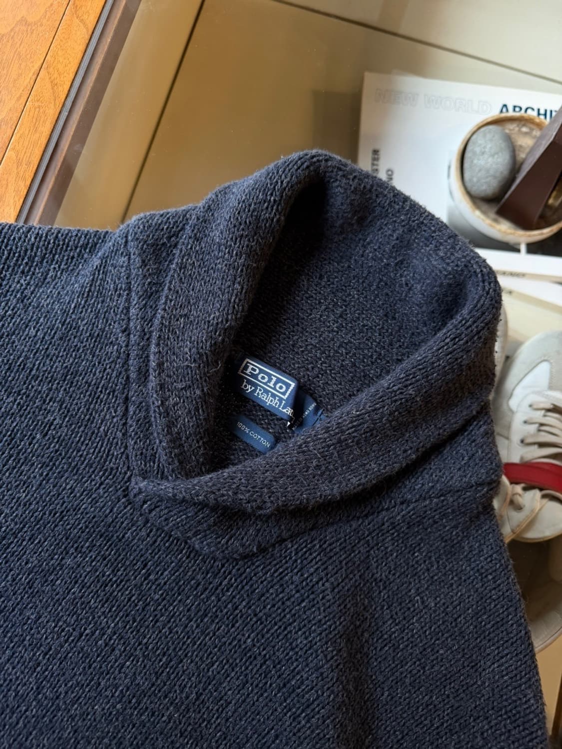 폴로 랄프로렌 숄칼라 니트 100~105 상품이미지7