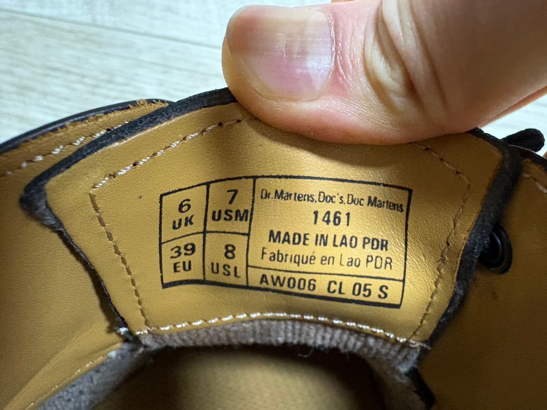 닥터마틴 1461 3홀 스무스 250 상품이미지7