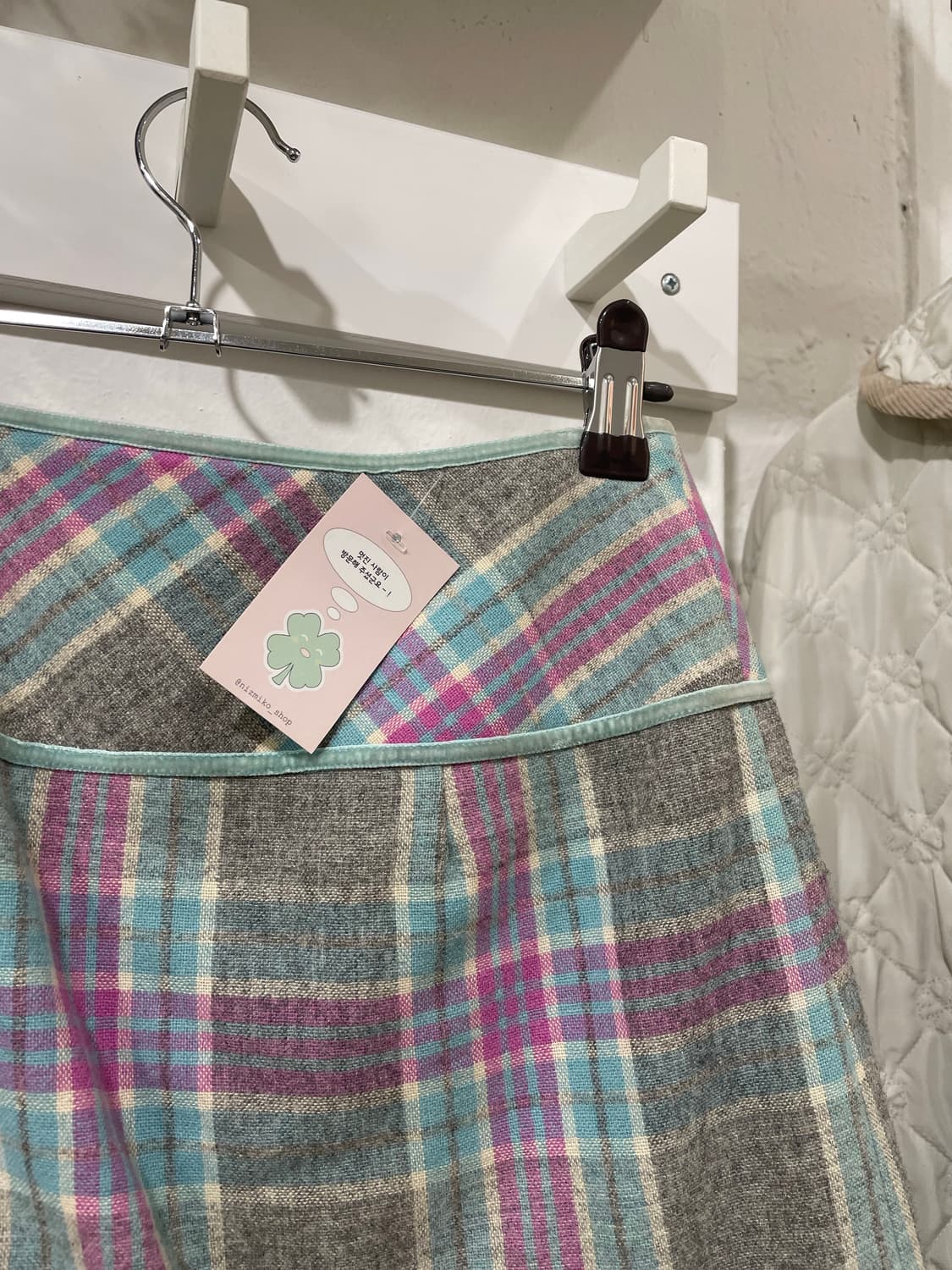 Barbie y2k ribbon check skirt 상품이미지10