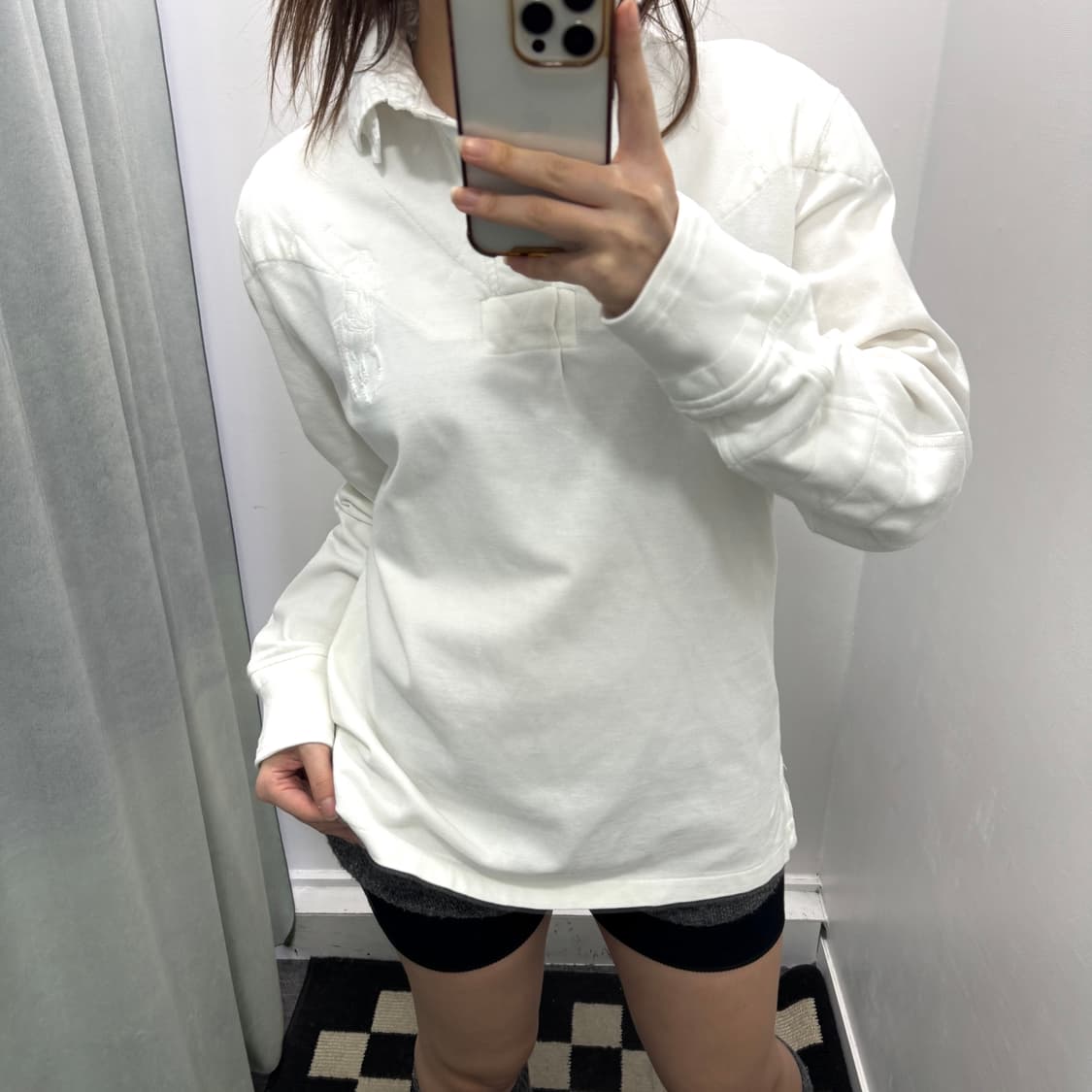 폴로 화이트 커스텀핏 럭비 티셔츠  상품이미지2