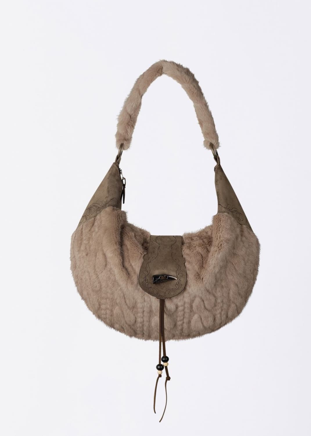 스컬프터 horseshoe fur bag 상품이미지1