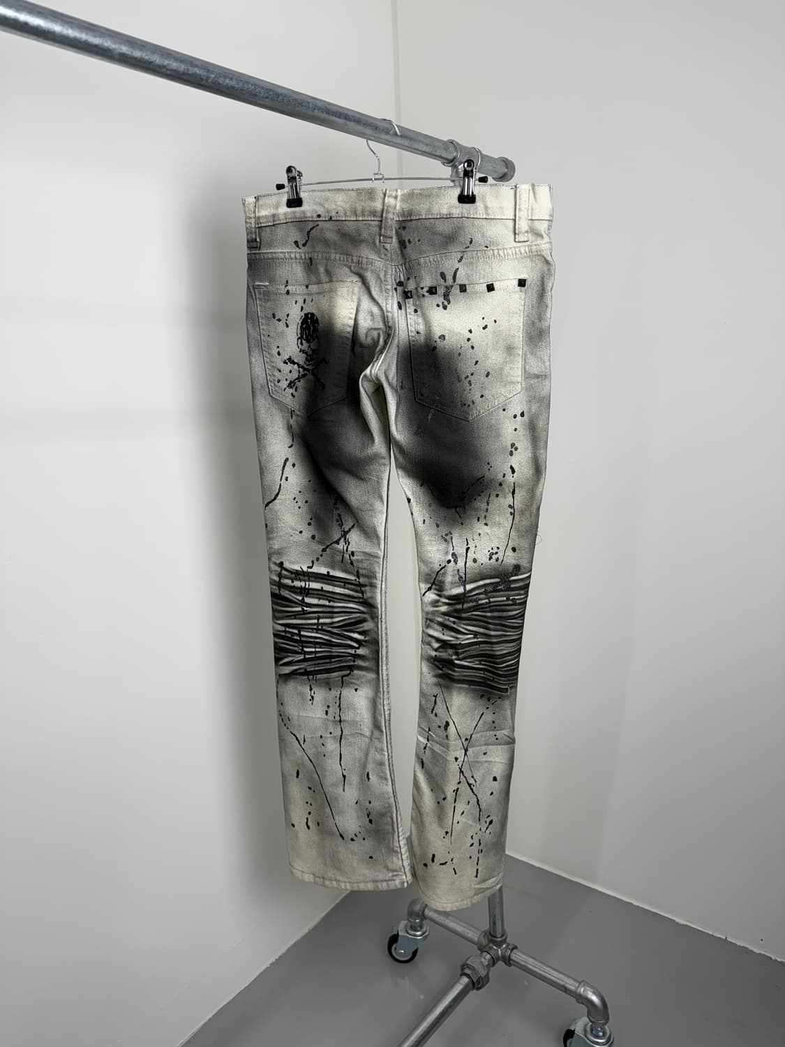 KHI Spray Painting Wrinkle Denim  상품이미지5