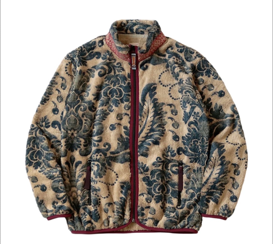 캐피탈 다마스크 패턴 플리스 2사이즈 상품이미지1