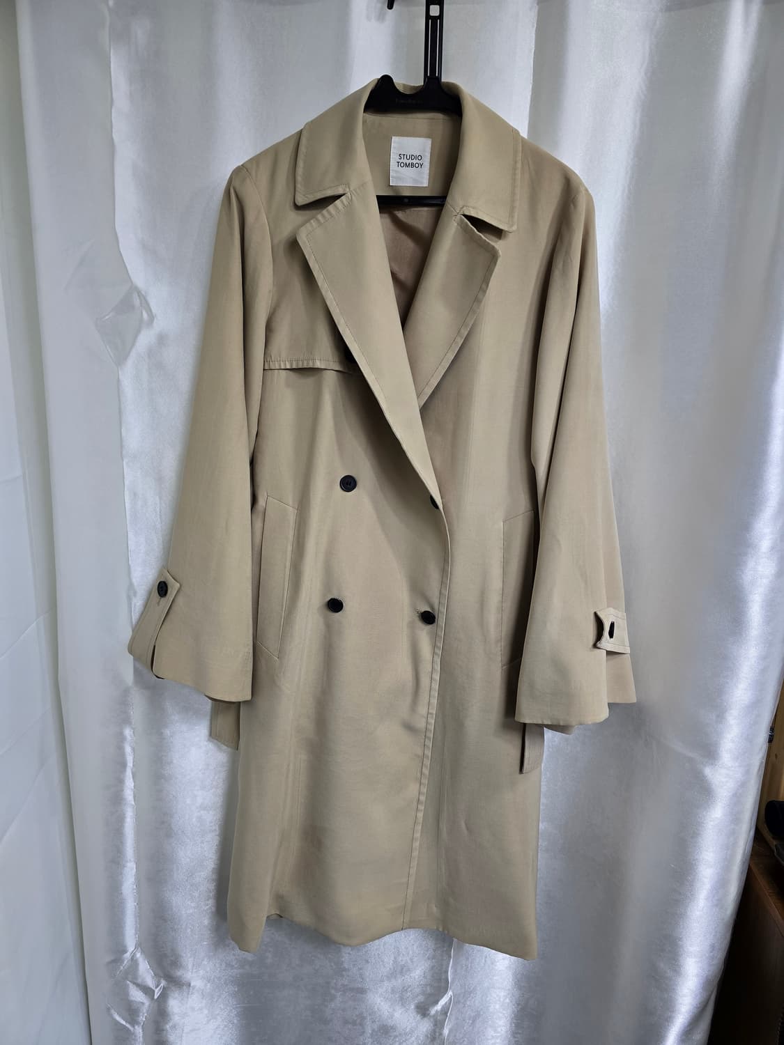 스튜디오톰보이 베이지 트랜치코트 (1723) 상품이미지1