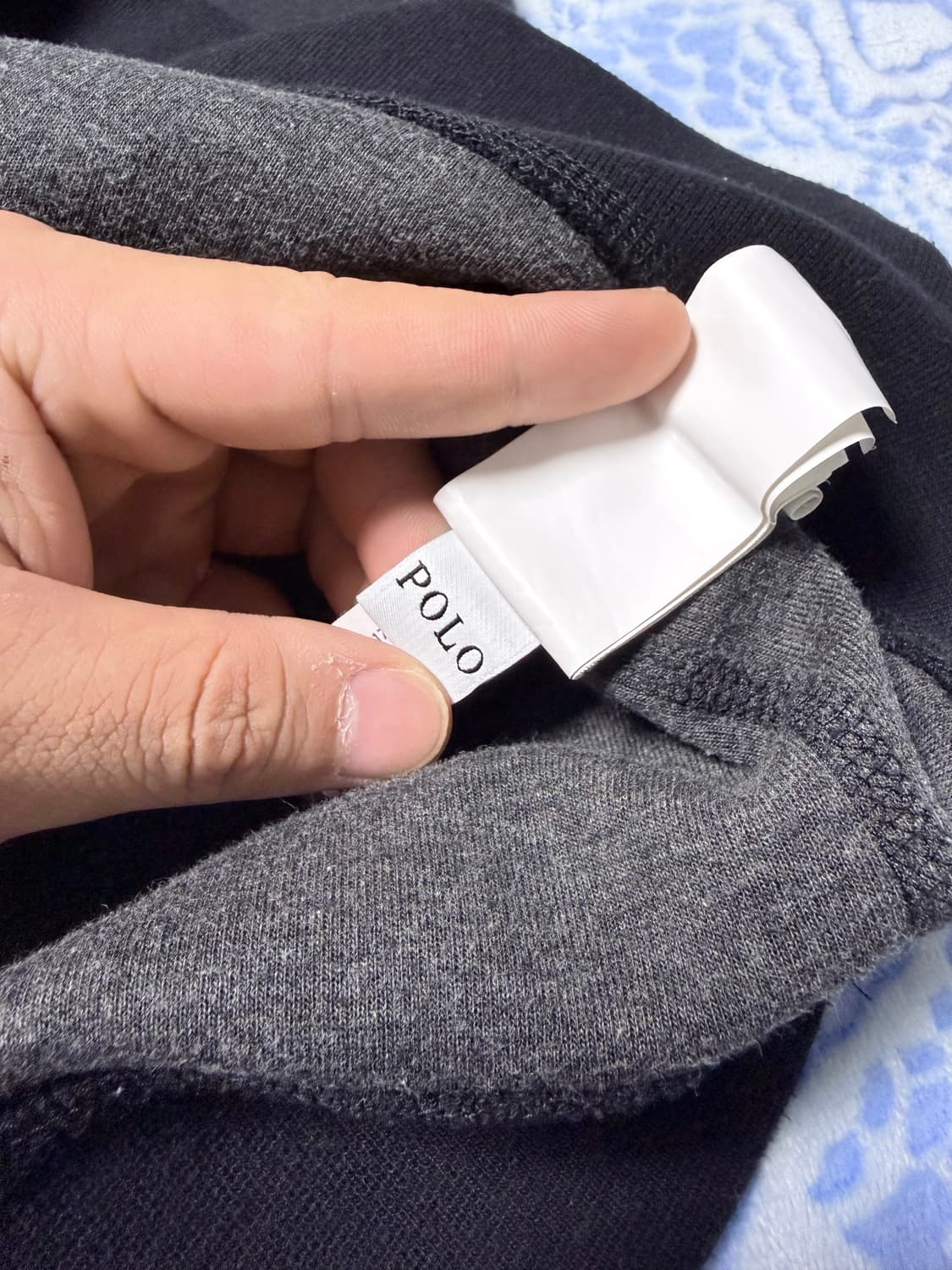 폴로 맨투맨 블랙 XL 상품이미지6