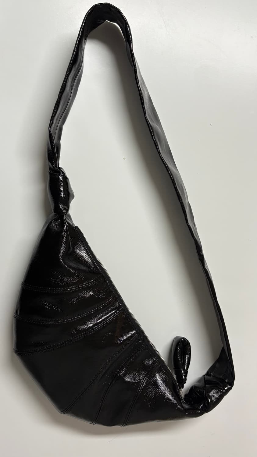 르메르 코티드 코튼 크로와상 블랙 스몰 상품이미지1