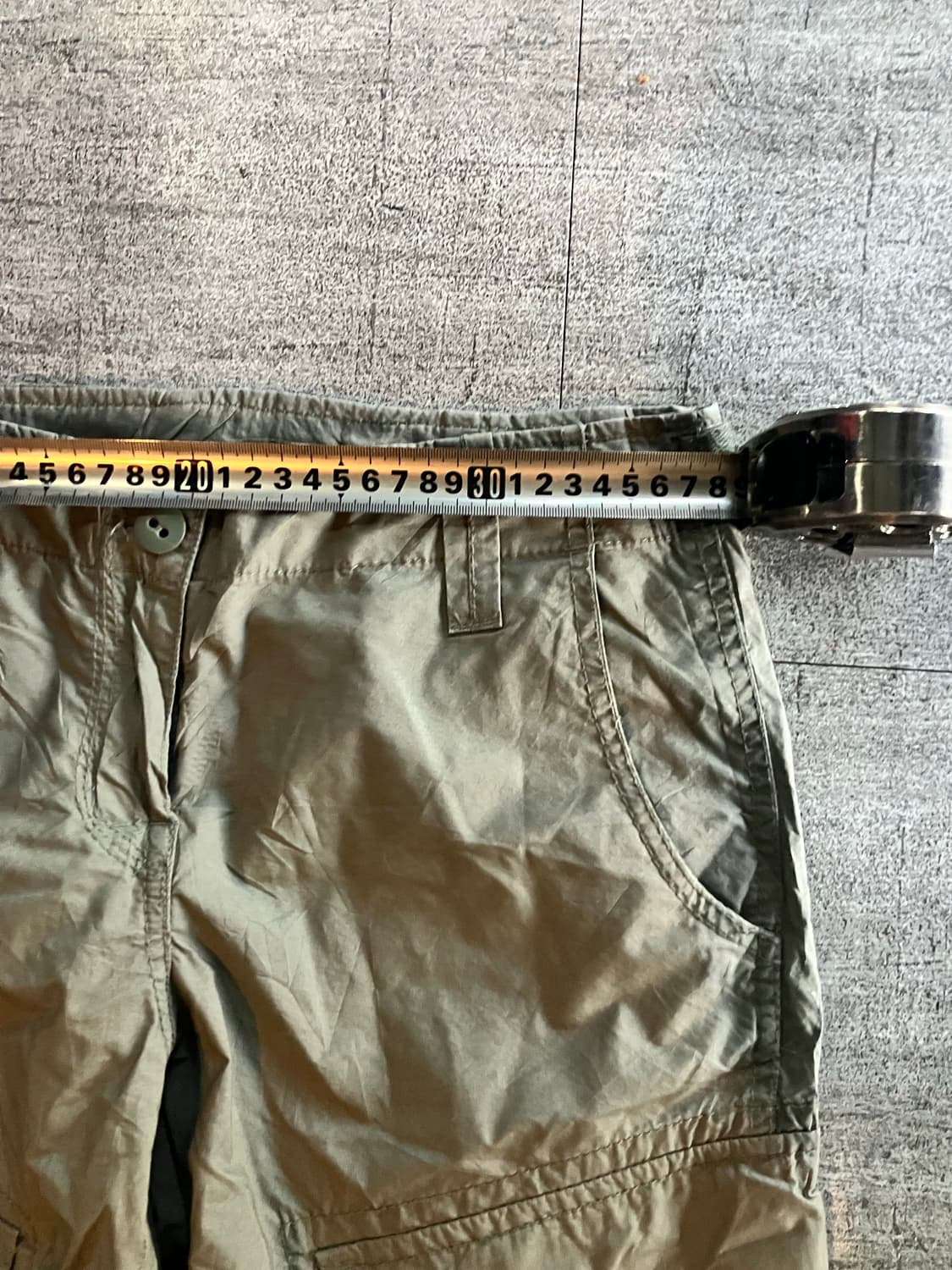 일본빈티지 Colors 올드스쿨아메카지 조리개 조거팬츠 카키 상품이미지2