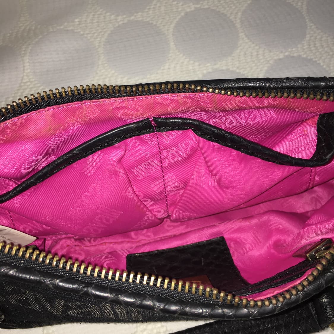 just cavalli 프린트 디테일 겨드랑이 백 상품이미지8