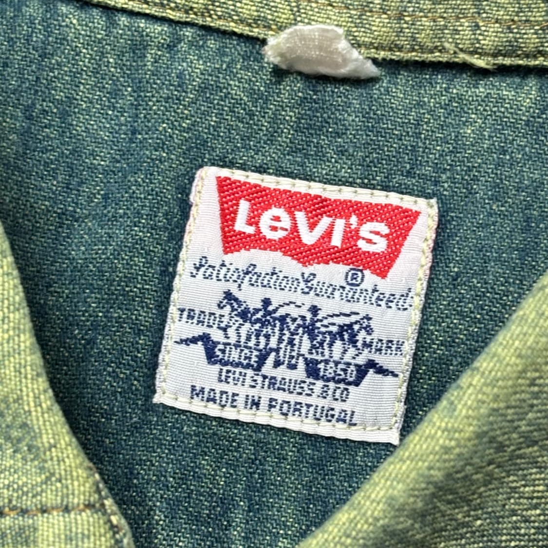 Levi’s white tab washing denim shirt  상품이미지5