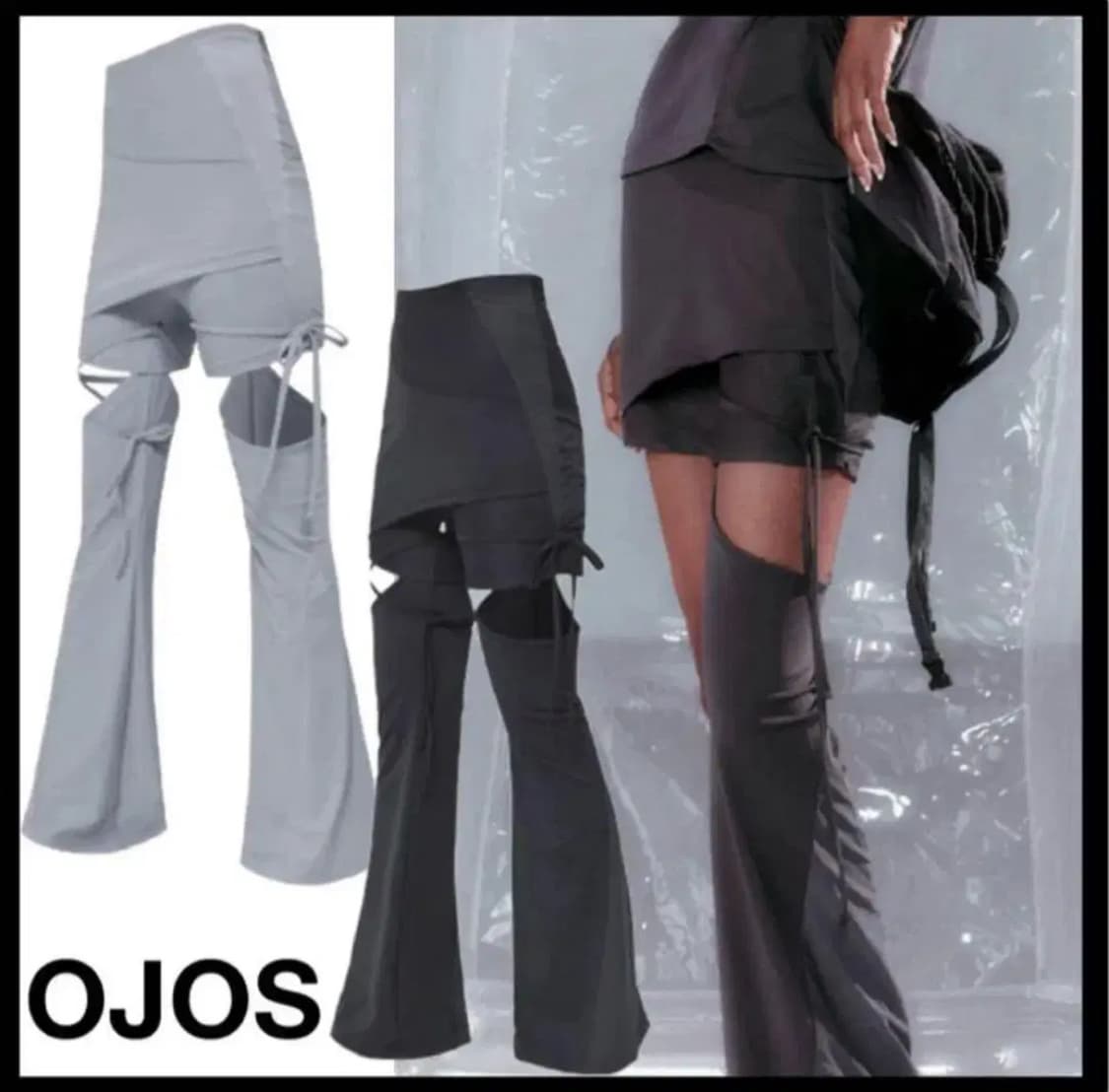 오호스 디테처블 스트랩 스커트 탑 세트 사이즈 1 상품이미지1