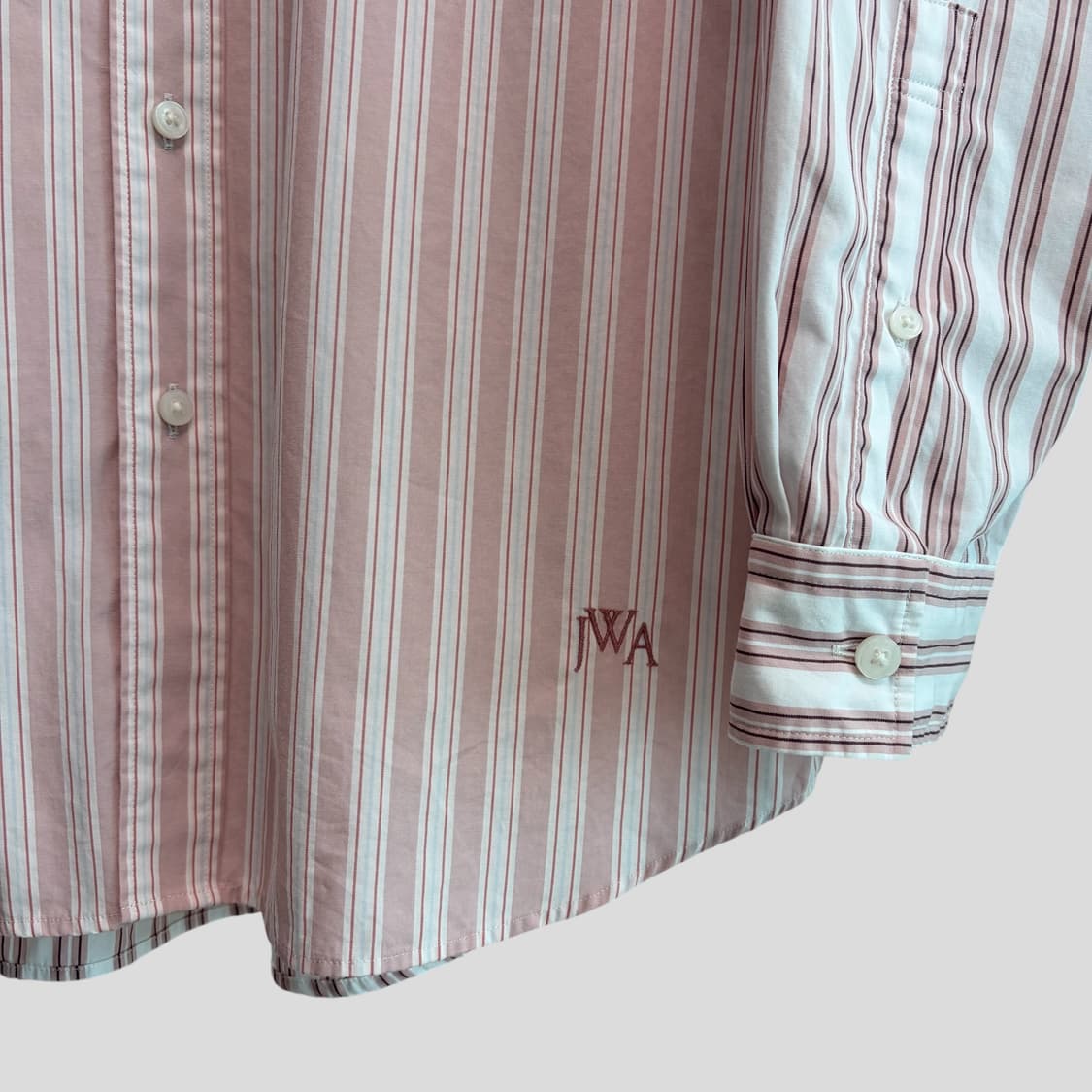 (L)유니클로 JW앤더슨 오버사이즈 스트라이프 셔츠 상품이미지5