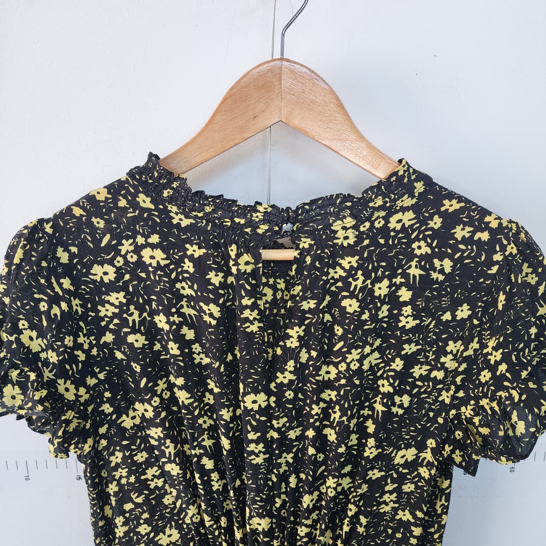 수입 쟈딕디자인 블랙 실크 꽃무늬 롱 원피스 상품이미지4