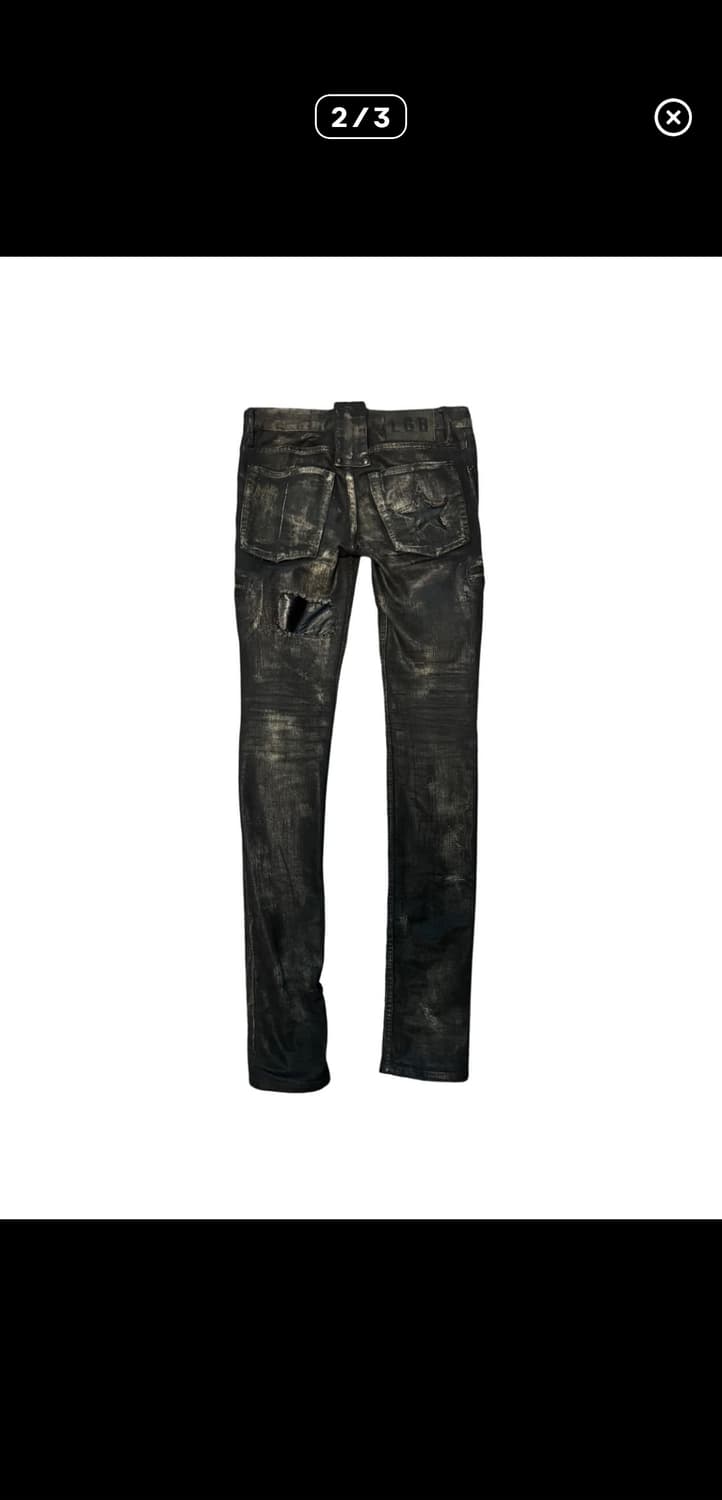 L.G.B. leather cross patch denim 상품이미지2