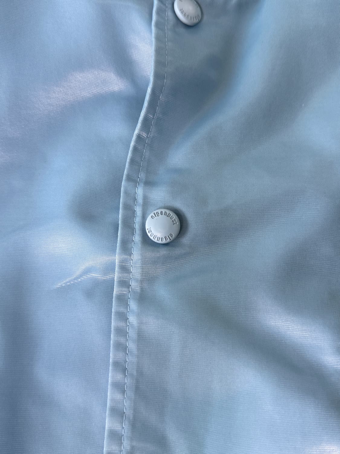 VTG 90's 스카이블루 배색 바시티 자켓 m 상품이미지5