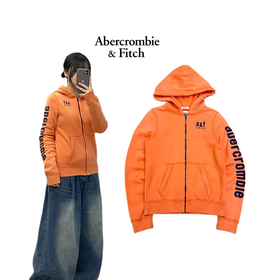 아베크롬비 Y2K 후드집업 상품이미지1