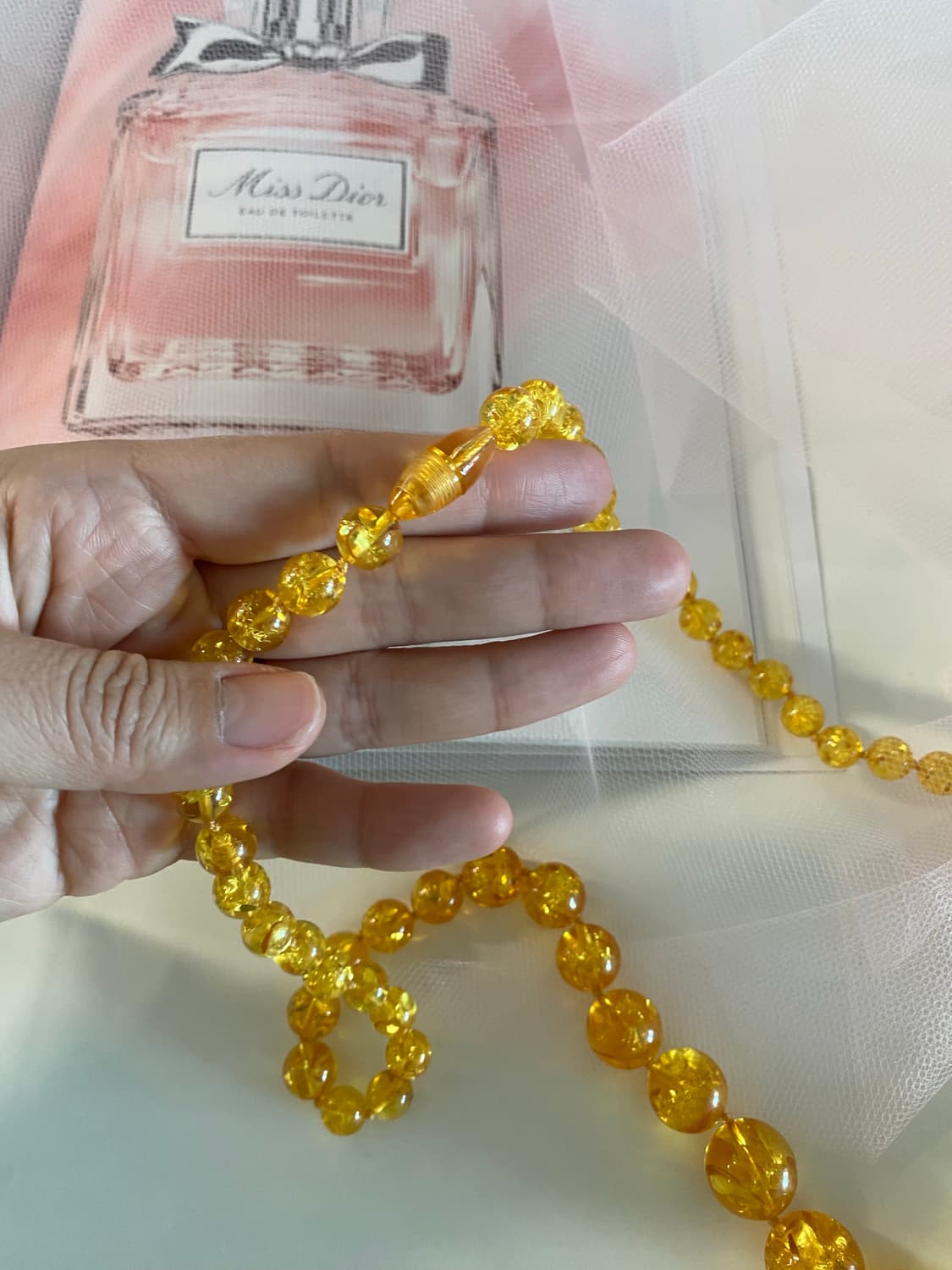 엠버 앰버 호박 구슬 목걸이 상품이미지5