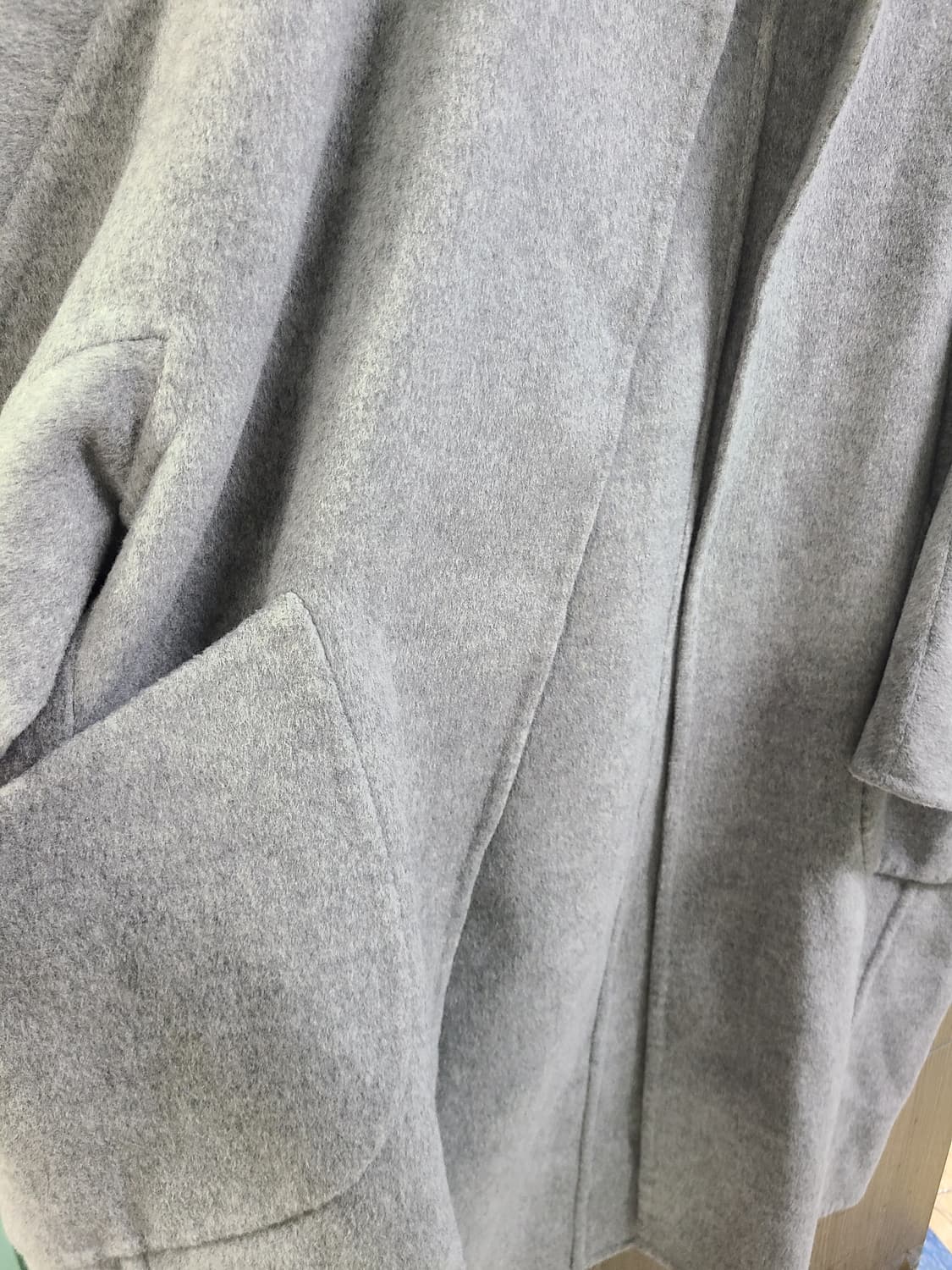 시스템 오버핏 울 캐시미어 코트 상품이미지4