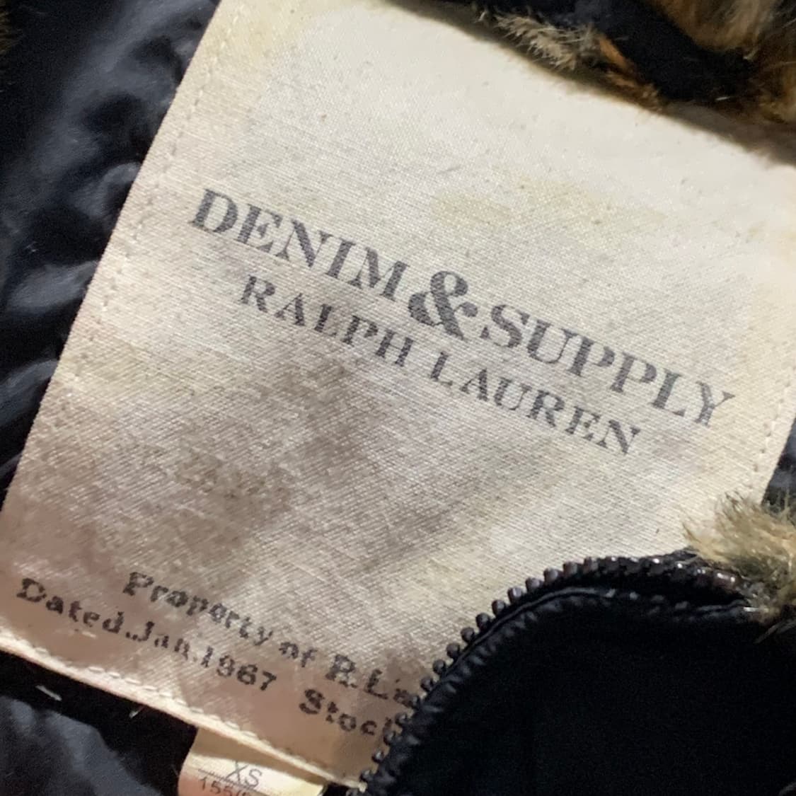 데님앤서플라이 레오파드 퍼 패딩 상품이미지4