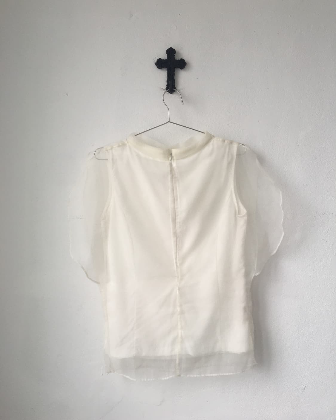 Organza layered blouse 상품이미지4