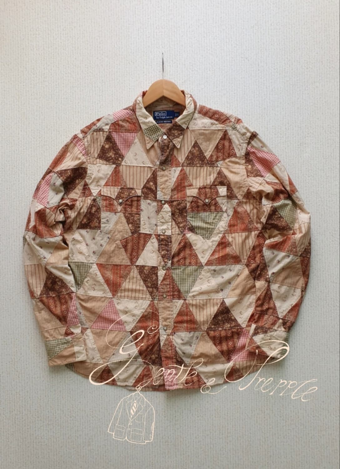 폴로 랄프로렌 패치워크 웨스턴 셔츠 상품이미지3