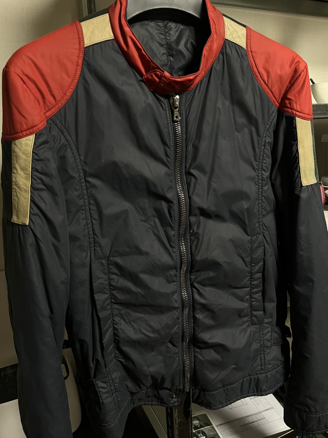 Dolce & Gabbana 00s Learher Patch jacket 상품이미지1