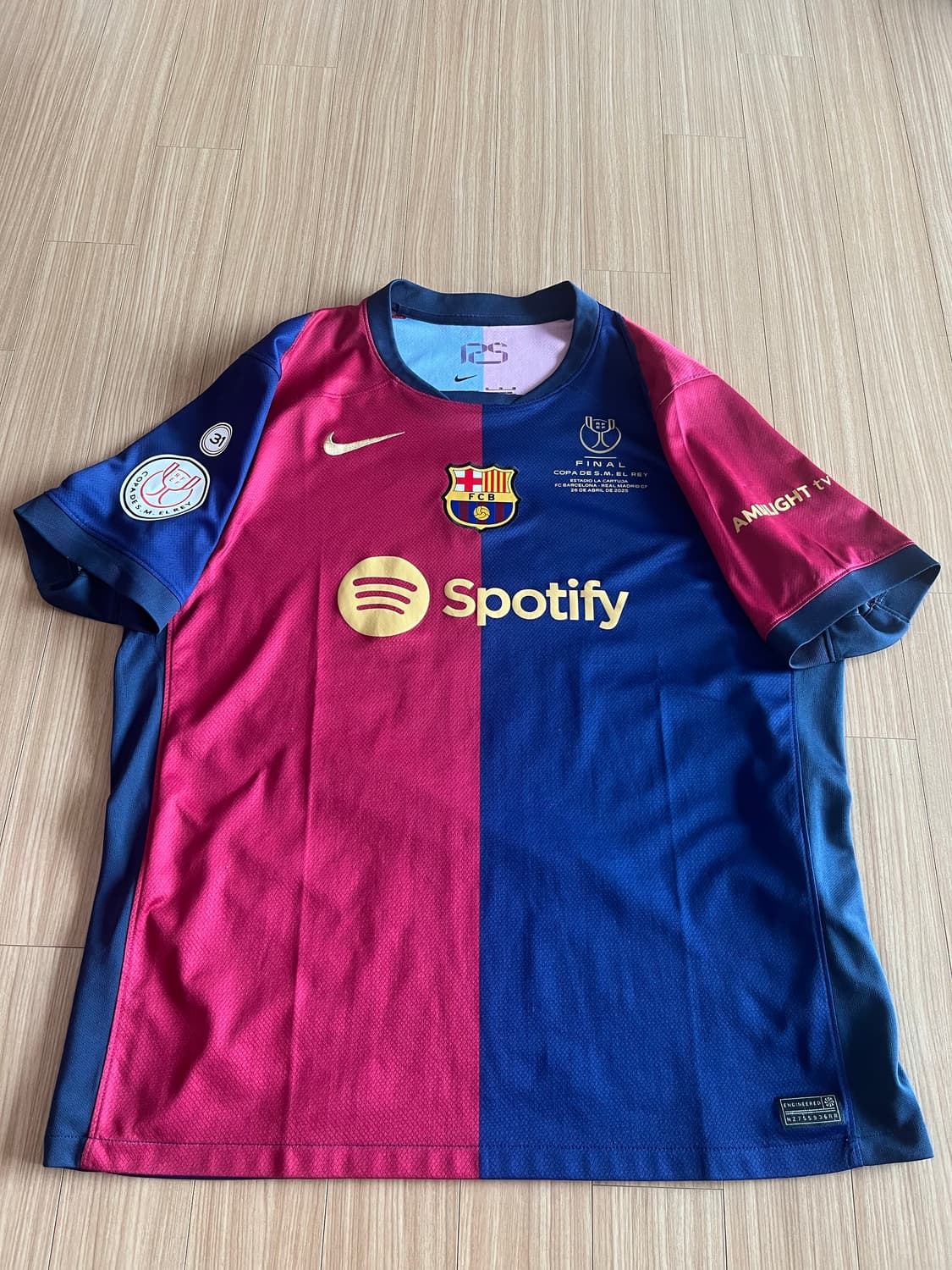24-25 바르셀로나 코파델레이 가비 정품 유니폼 상품이미지1